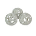 White - Image 2 - Set of 3 Weathered White Resin Decorative Starfish Orbs - 4 Inches in Diameter - Perfect for Beach-Themed