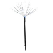 Red, White and Blue LED Starburst Decorative Light with Garden Stake, Ideal for Indoor and Outdoor Decor, 16-Inch Diameter