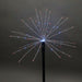 Red, White and Blue LED Starburst Decorative Light with Garden Stake, Ideal for Indoor and Outdoor Decor, 16-Inch Diameter