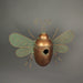 Metal Copper Hanging Decorative Bumblebee Bird House Outdoor Home Garden Decor Image 2