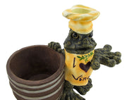 `I Love Vino` Chef Toad Wine Cooler and Corkscrew Holder Image 5