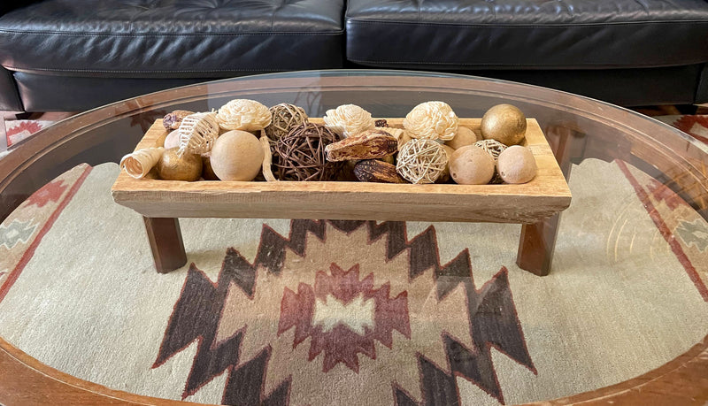 Bag of Metallic Gold, Natural White, and Light Brown Dried Botanical Decorative Balls and Filler for Stunning Home