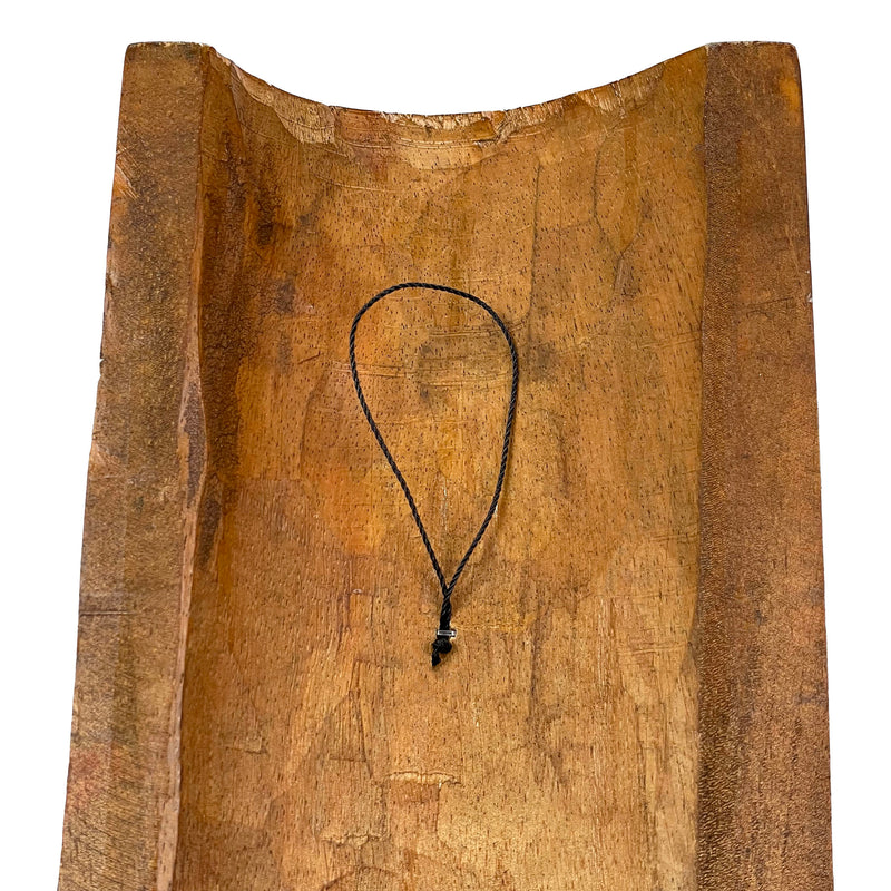 Set of 2 Tiki Wall Masks, 20 Inch Fire and Earth Wood Totems Image 4