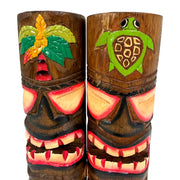 Things2Die4 Set of 2 Tiki Totem Pole Statues, 8 Inch Tall Image 9