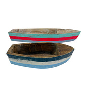 Things2Die4 Set of 2 Boat Trays, 19.75 Inch Distressed Wood Nautical Decor Image 9
