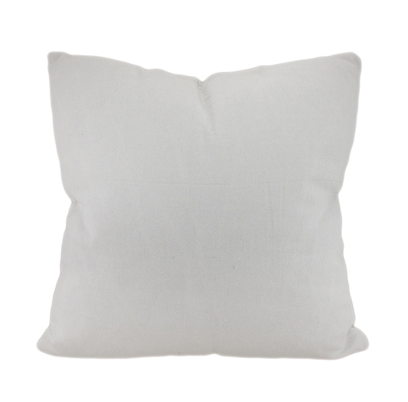 Land and Sea White and Blue Life Preserver Decorative Throw Pillow 16in. Image 3