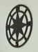 Distressed Brown Cast Iron Nautical Compass Rose for Indoor and Outdoor Versatility, Navigational Design Wall Décor with