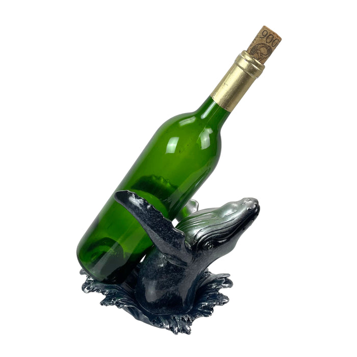 Blue - Image 7 - Humpback Whale Wine Bottle Holder – Whimsical Resin Decor for Coastal Home – 5.75 Inches High, 8.5 Inches