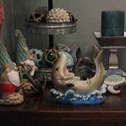 Gray - Image 7 - Whimsical Shark Wine Bottle Holder, Resin Ocean Décor, 8 Inches – Perfect for Coastal Home, Bar, or Kitchen;