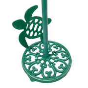 Green - Image 6 - Sea Turtle Cast Iron Paper Towel Holder – Stunning 13” Tall Coastal Kitchen Dispenser with Artistic Design