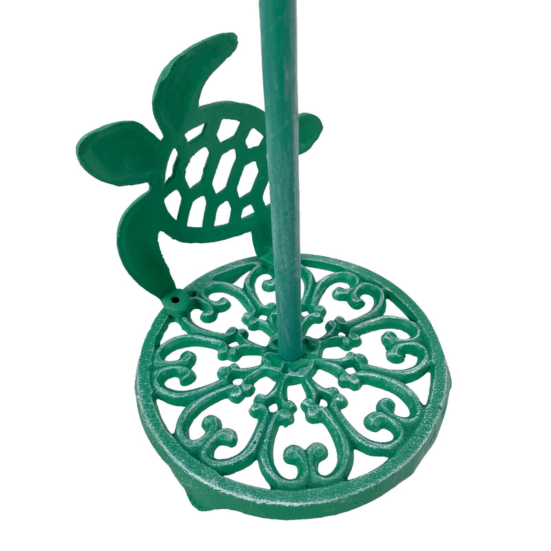 Green - Image 6 - Sea Turtle Cast Iron Paper Towel Holder – Stunning 13” Tall Coastal Kitchen Dispenser with Artistic Design