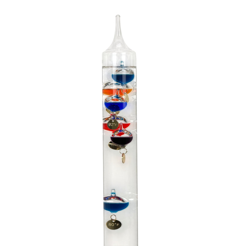 Galileo Thermometer 22 Inch with 11 Colored Floating Bubbles Image 8