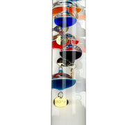 Galileo Thermometer 22 Inch with 11 Colored Floating Bubbles Image 9
