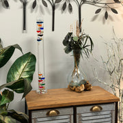 Galileo Thermometer 22 Inch with 11 Colored Floating Bubbles Image 4