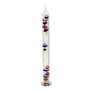 Galileo Thermometer 22 Inch with 11 Colored Floating Bubbles Image 1