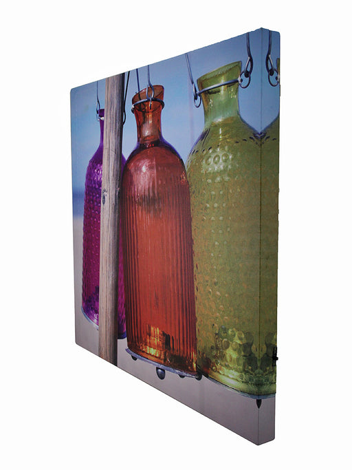 Beach Lanterns 15 X 15 LED Lighted Canvas Wall Hanging Image 2