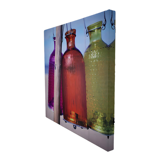 Beach Lanterns 15 X 15 LED Lighted Canvas Wall Hanging Image 2
