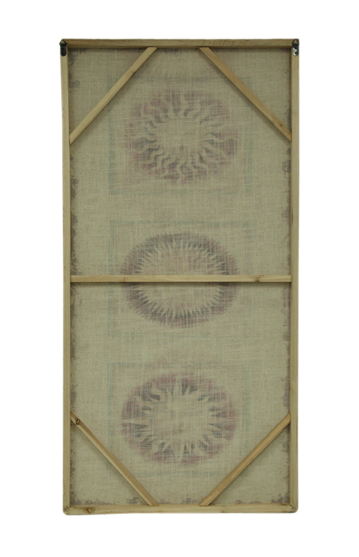 Faces of the Sun 2 Piece Distressed Burlap Canvas Print Set Image 3