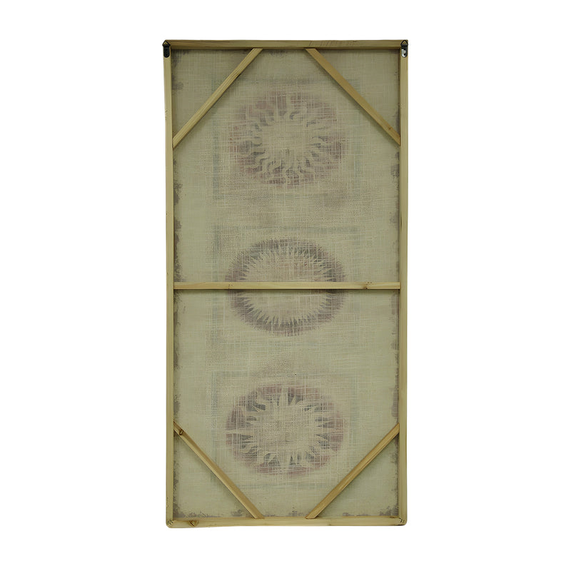 Faces of the Sun 2 Piece Distressed Burlap Canvas Print Set Image 3
