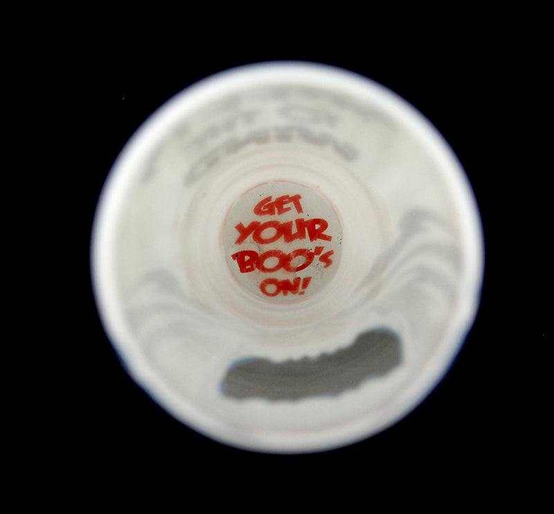 Three Sheets Hand Painted Ghost Pilsner Glass Image 4