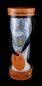 Three Sheets Hand Painted Ghost Pilsner Glass Image 5