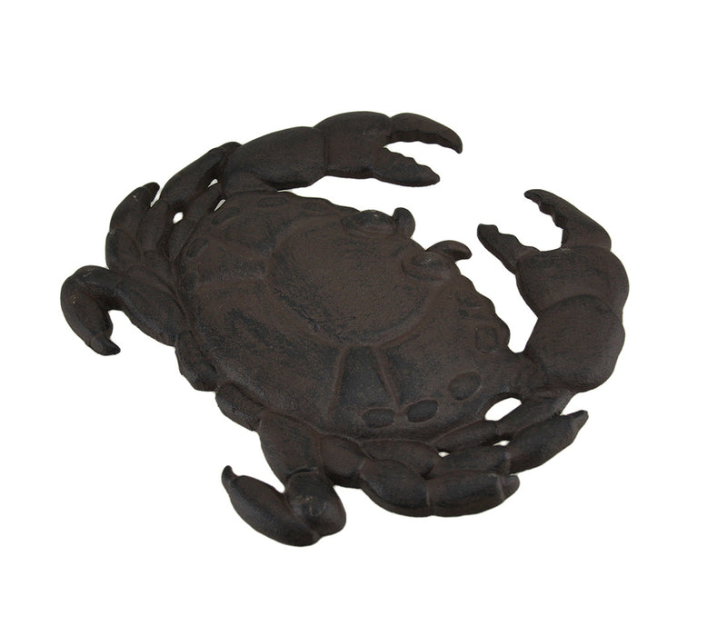 Set of 3 Cast Iron Crab Rustic Brown Stepping Stones Image 2