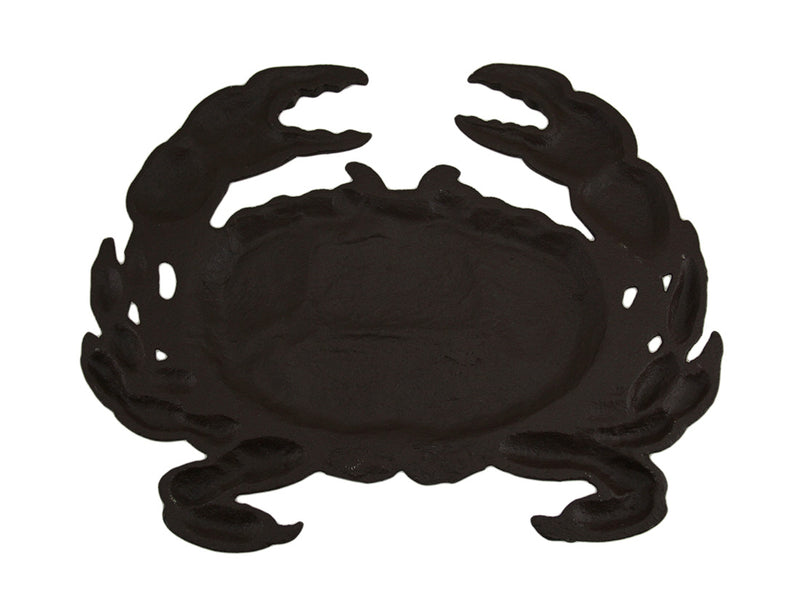 Set of 3 Cast Iron Crab Rustic Brown Stepping Stones Image 3