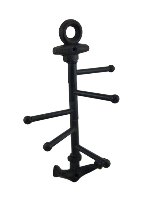 Cast Iron Nautical Anchor Pivoting Wall Hook Image 1