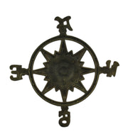 Antique Brass Finish Nautical Compass Rose Indoor/Outdoor Wall Hanging Image 3