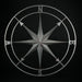 26 inch - Image 2 - Weathered Silver Finish Metal Nautical Compass Rose Wall Décor Hanging - Large 26 Inch Diameter Maritime