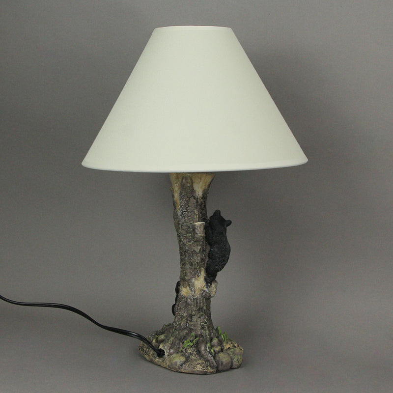 Black Bear Cubs Table Lamp, 17.5 Inch Climbing Tree for Honey Design Image 3