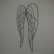 Black - Image 2 - Metal Wire Art Angel WIngs Wall Décor Sculpture 25 inch