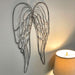 Gray - Image 5 - Metal Wire Art Angel Wings Wall Sculpture 25 inch