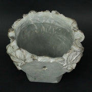 Hanging Planter 7.25 Inch Tall Kissing Face Concrete Head Wall Pot Image 4