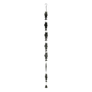 Brown - Image 1 - Fish Rain Chain, 71 Inch Brown Metal Gutter Downspout Decor