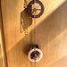 Copper - Image 5 - 78-Inch Metal Rain Chain with 6 Water Wheels & Weighted Bell, Bronze Finish, Decorative and Functional