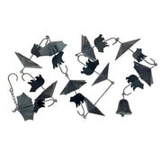 Black - Image 1 - Verdigris Umbrella & Black Bear Rain Chain - 75 inches Long with 10 3D Designs, Weighted Bell for Wind