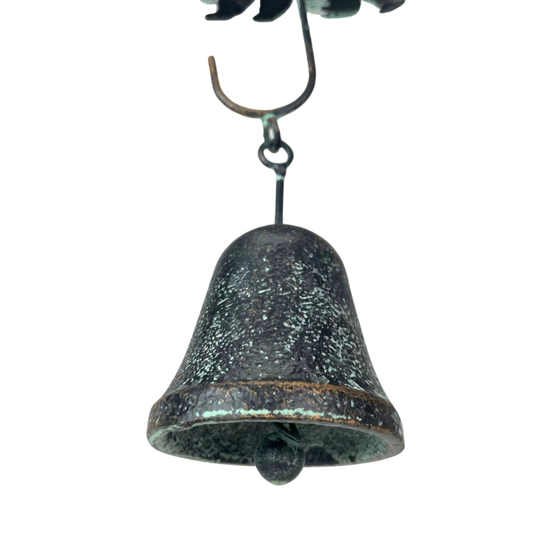 Black - Image 8 - Verdigris Umbrella & Black Bear Rain Chain - 75 inches Long with 10 3D Designs, Weighted Bell for Wind