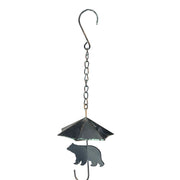 Black - Image 9 - Verdigris Umbrella & Black Bear Rain Chain - 75 inches Long with 10 3D Designs, Weighted Bell for Wind