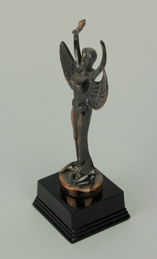 Bronze Finish Abstract Victory Angel Achievement Trophy Statue Image 2
