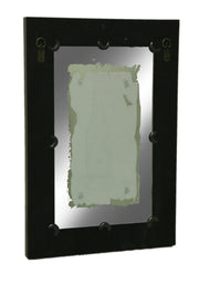 Black Frame 2 Piece Vintage Wine Wall Mirror Set Image 3