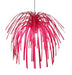 Present Time Fireworks Bright Pink Pendant Lamp MCM Décor Image 2