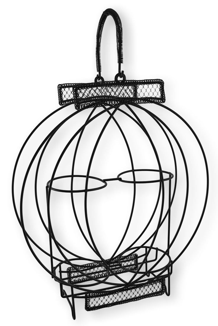 Oval Illusion Double Bottle Holder Display Image 1