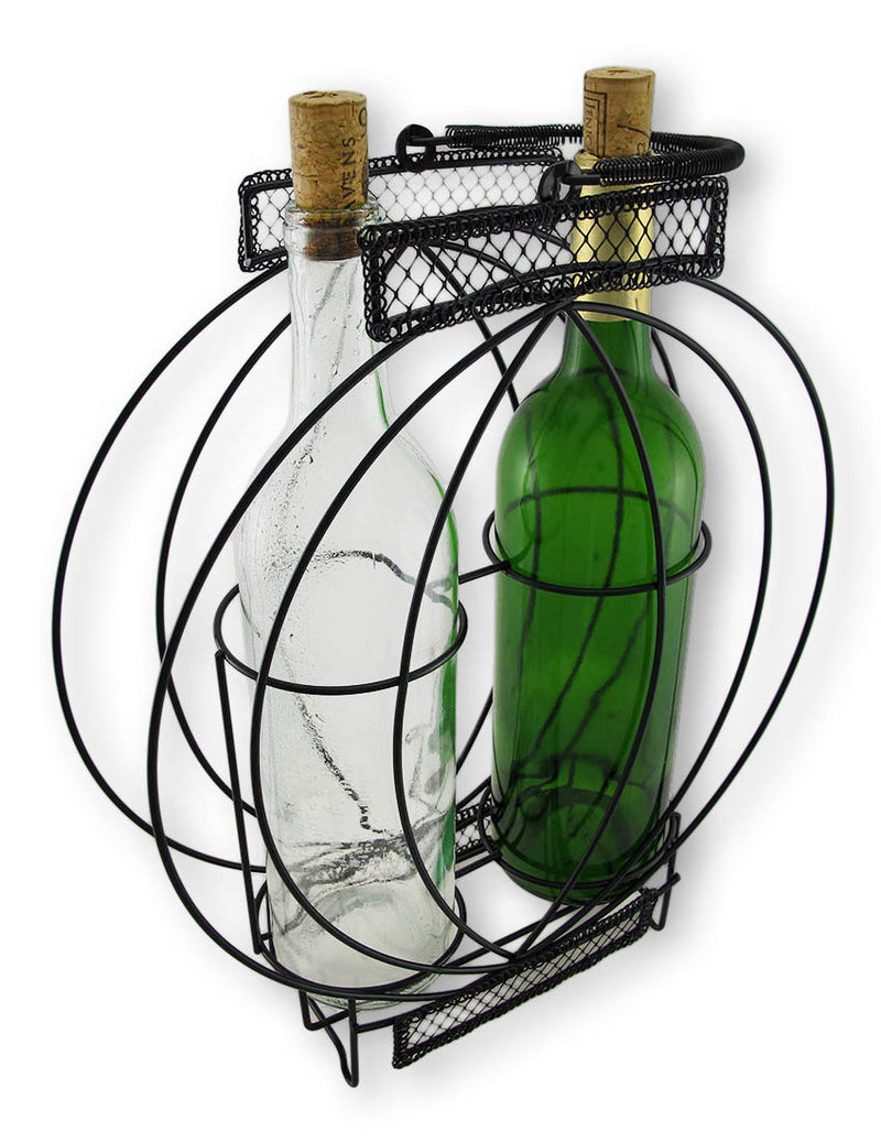 Oval Illusion Double Bottle Holder Display Image 3