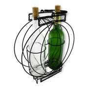 Oval Illusion Double Bottle Holder Display Image 3