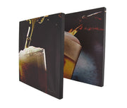 Set of 4 Art Of Beer Printed Canvas Wall Hangings Image 2