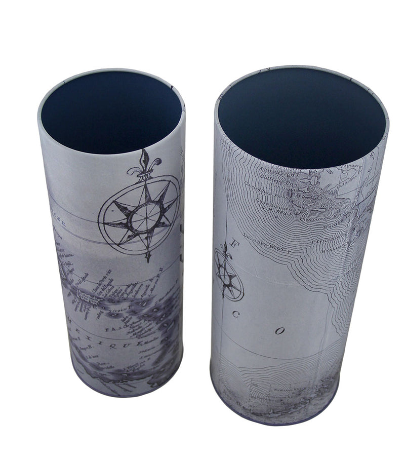 Set of 2 Caribbean and Florida Keys Destination Map Tins Image 3