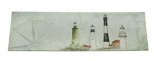 Coastal Lights Mantel Sized Lighthouse LED Canvas Print Image 1