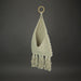 Boho Style Hand Tied Macrame Wall Pocket 21 Inches High Image 5