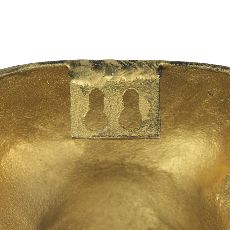 Gold Pug - Image 6 - Gold Pug Dog Head Wall Hanging with Oval Eye Glasses Spectacles – 6" High, Whimsical Cast Aluminum